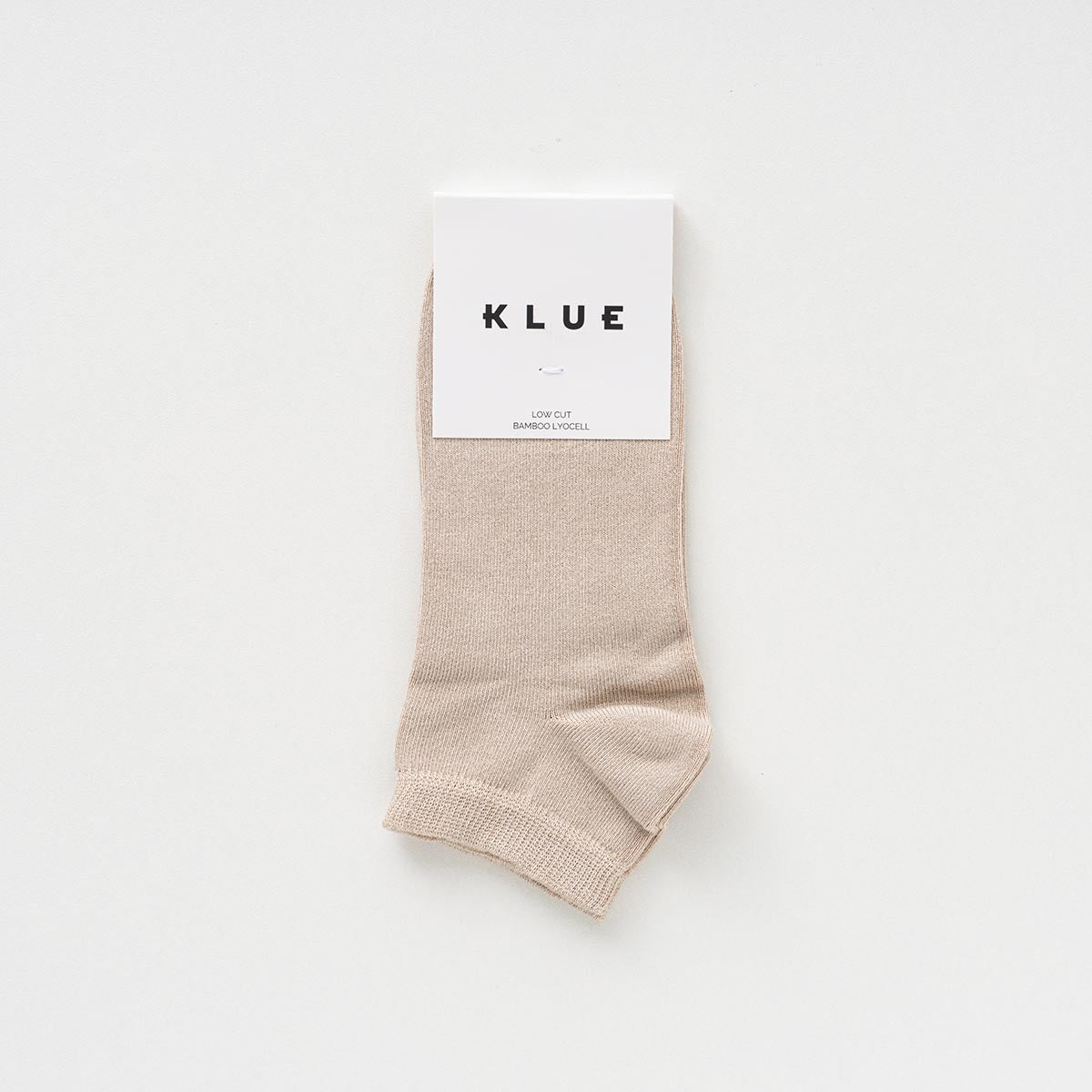 Unifarbene Sneakersocken - Beige