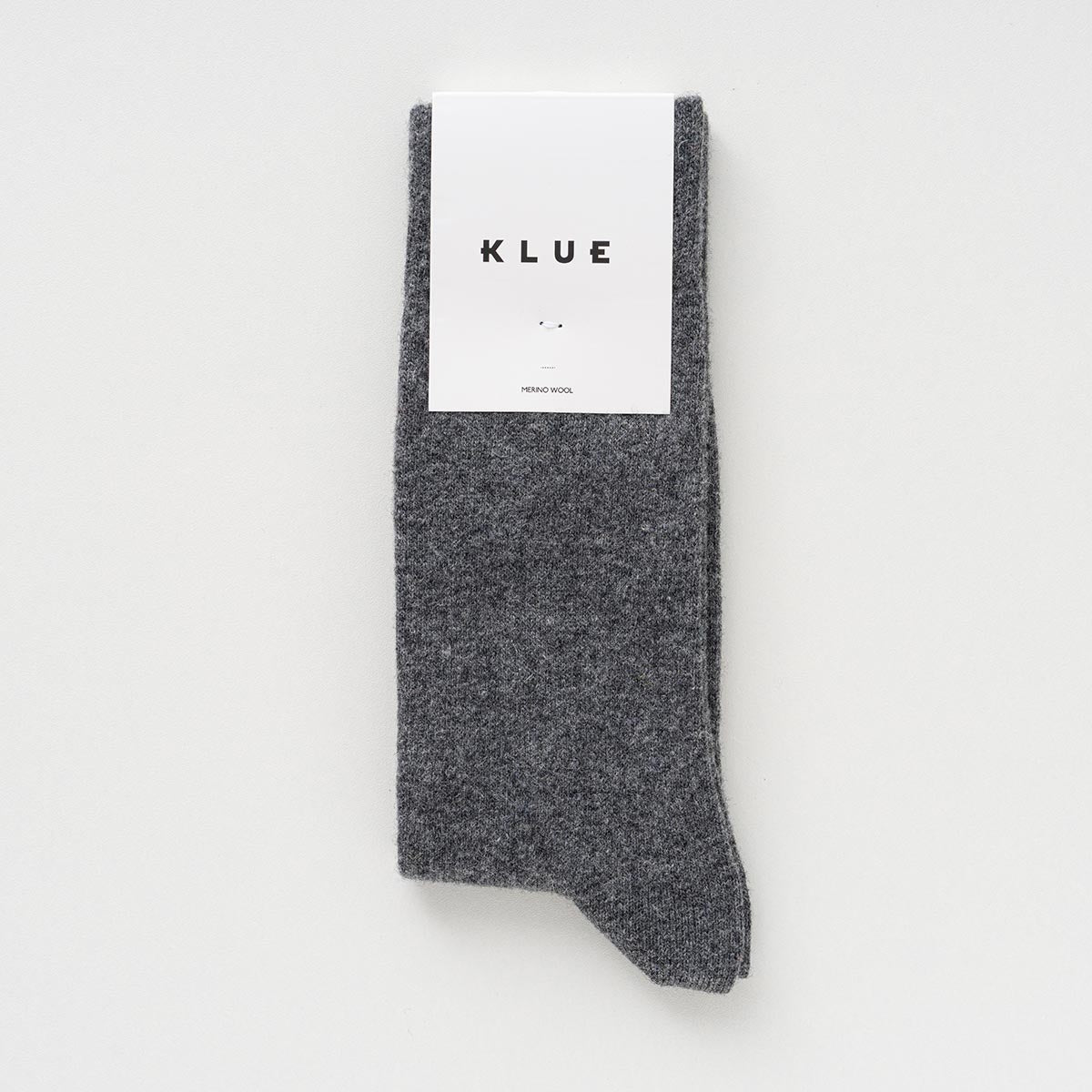 Chaussettes En Laine Mérinos Unies - Anthracite