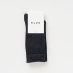 Chaussettes En Laine Mérinos Unies - Noir