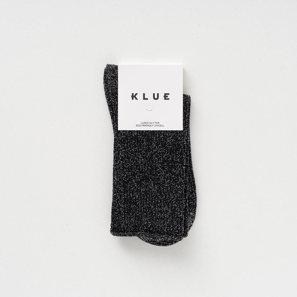 Chaussettes Lurex Pailletées Écologique - Noir