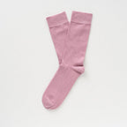 Chaussettes Unies En Coton Biologique - Rose