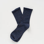 Chaussettes Lurex Pailletées Écologique - Bleu