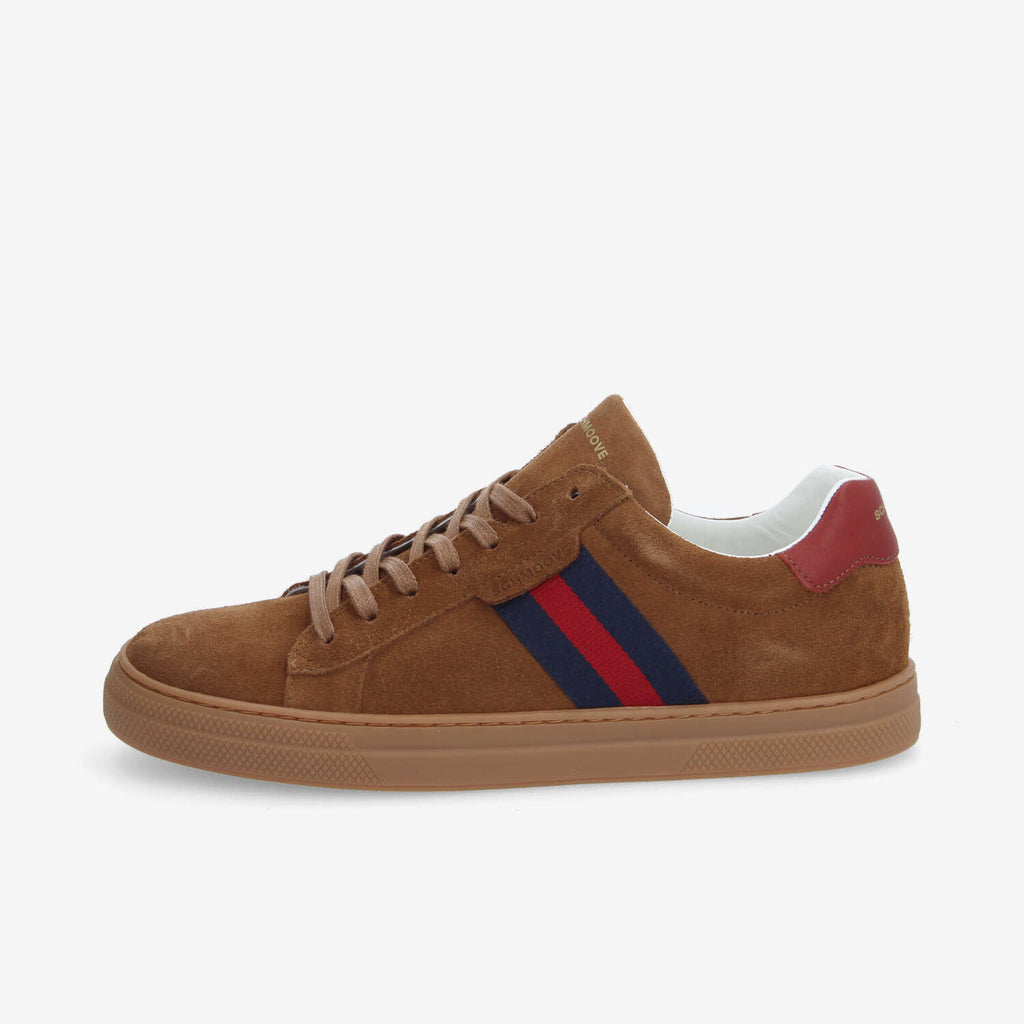 Spark Gang M - Suede/Strap - Whisky/Midnight Blue