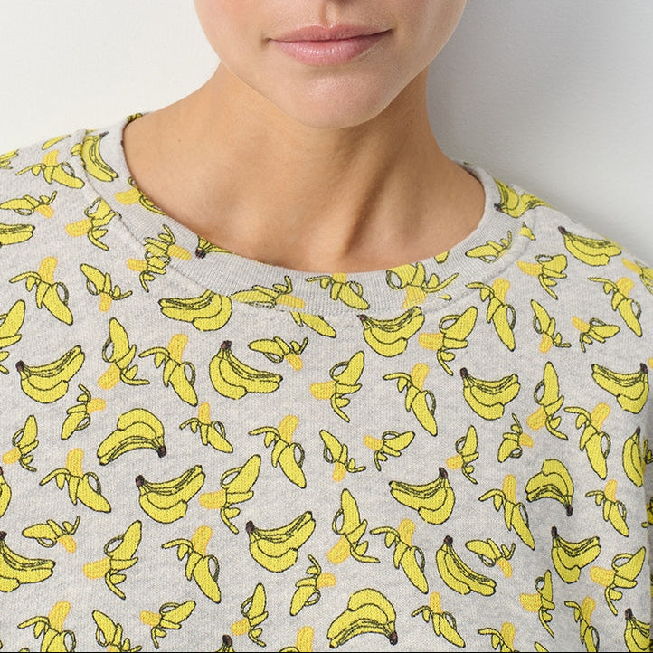 Printed Round-Neck Sweatshirt - Polly - Women