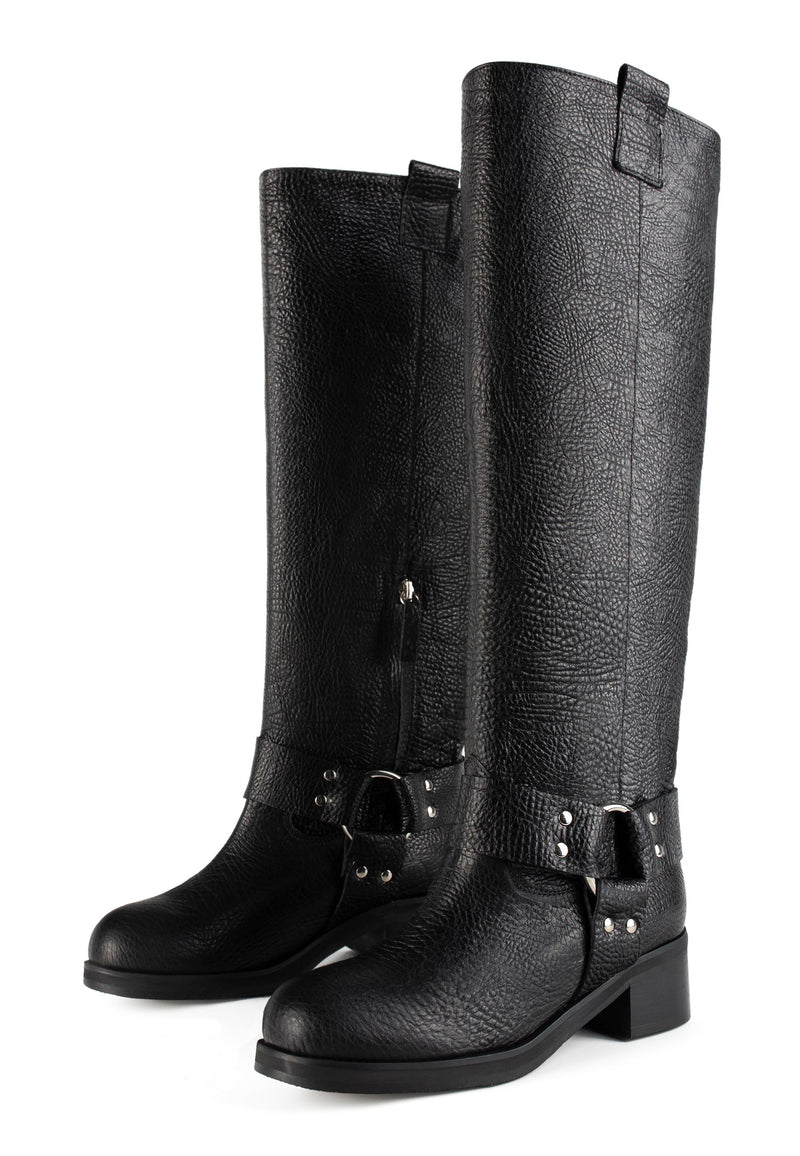 Botas de motociclista Gang - Negro