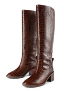 Botas de vida simple - Café