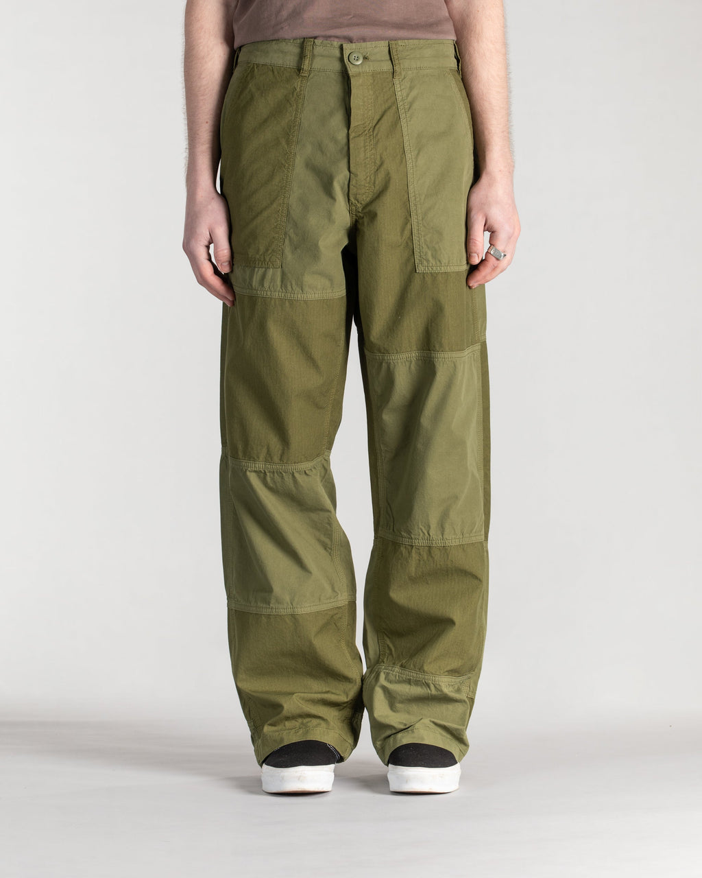 K Pant - Olive Rs/Poplin Mix