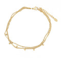 Bracelet De Cheville "Leina" Acier Inoxydable