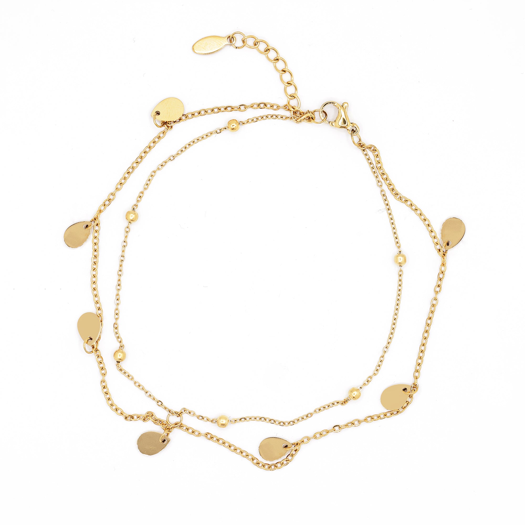 Bracelet De Cheville "Leonilde" Acier Inoxydable