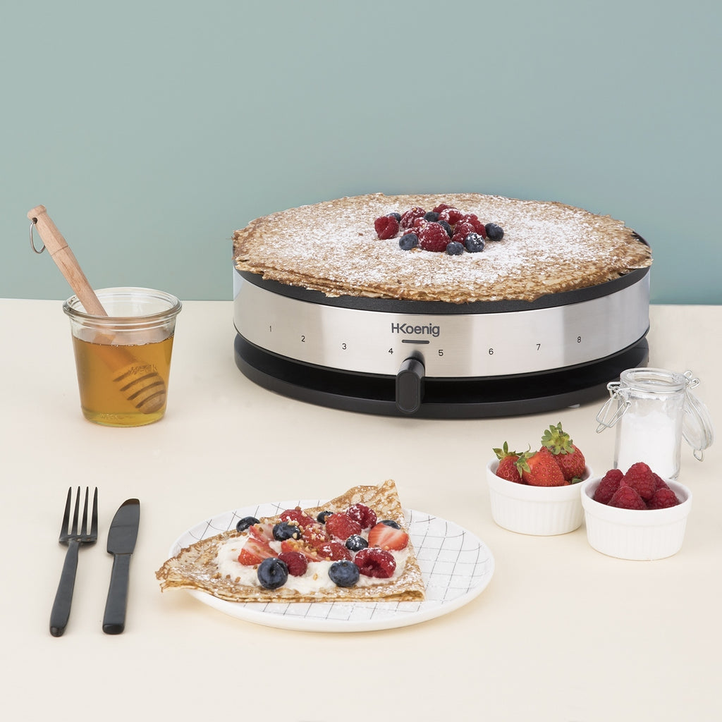 Crêpe Maker - Black/Stainless Steel