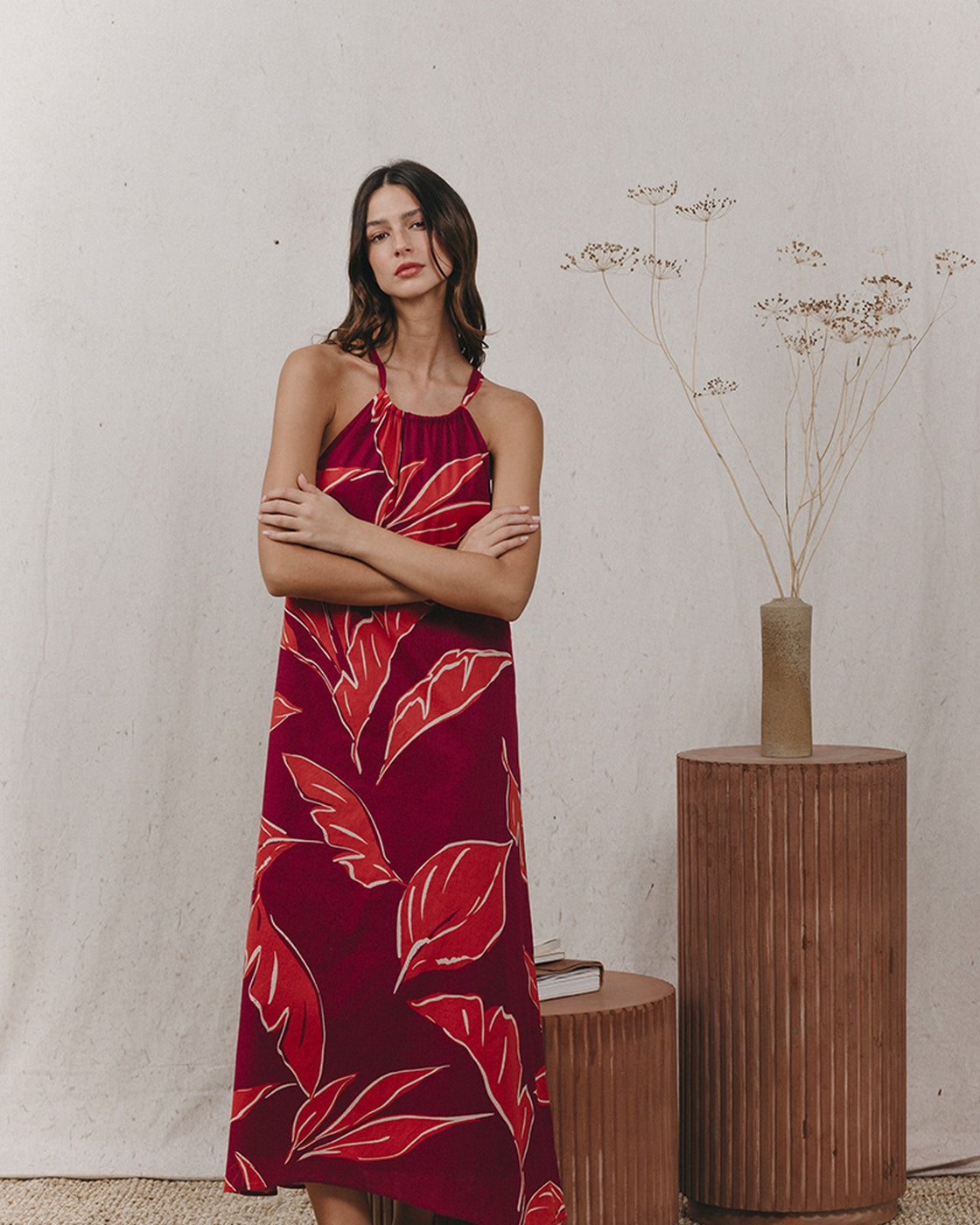Robe Longue Kristen - Pivoine