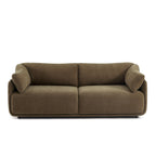 Kurly - Canapé 3 Places - Tissu Texturé - Taupe