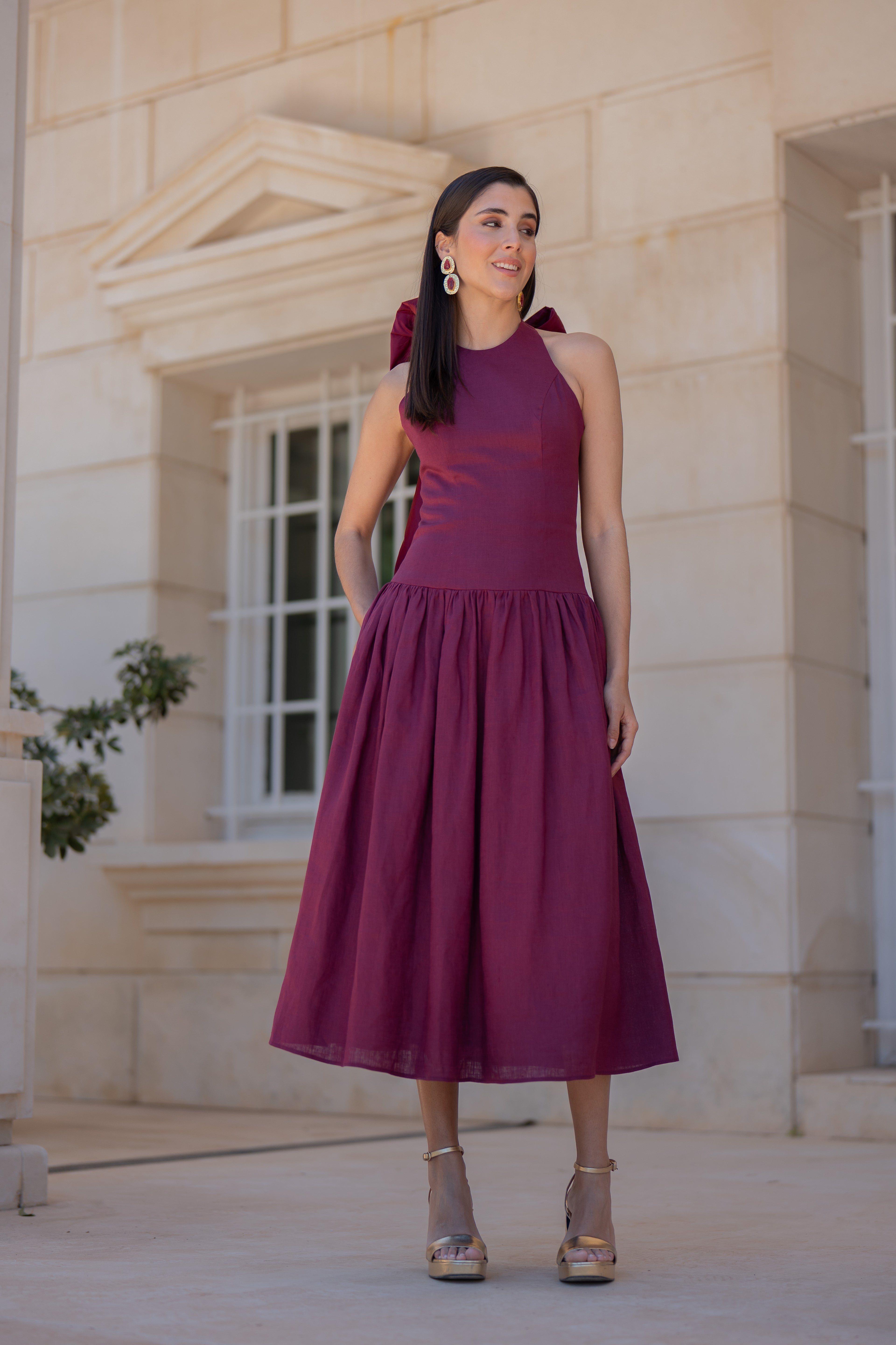 Robe Kimberly - Bordeaux