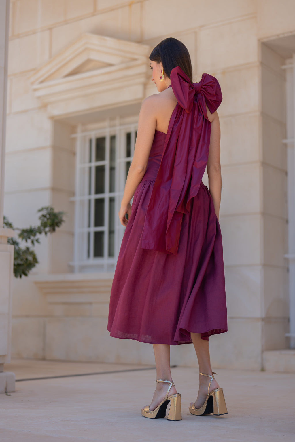 Robe Kimberly - Bordeaux