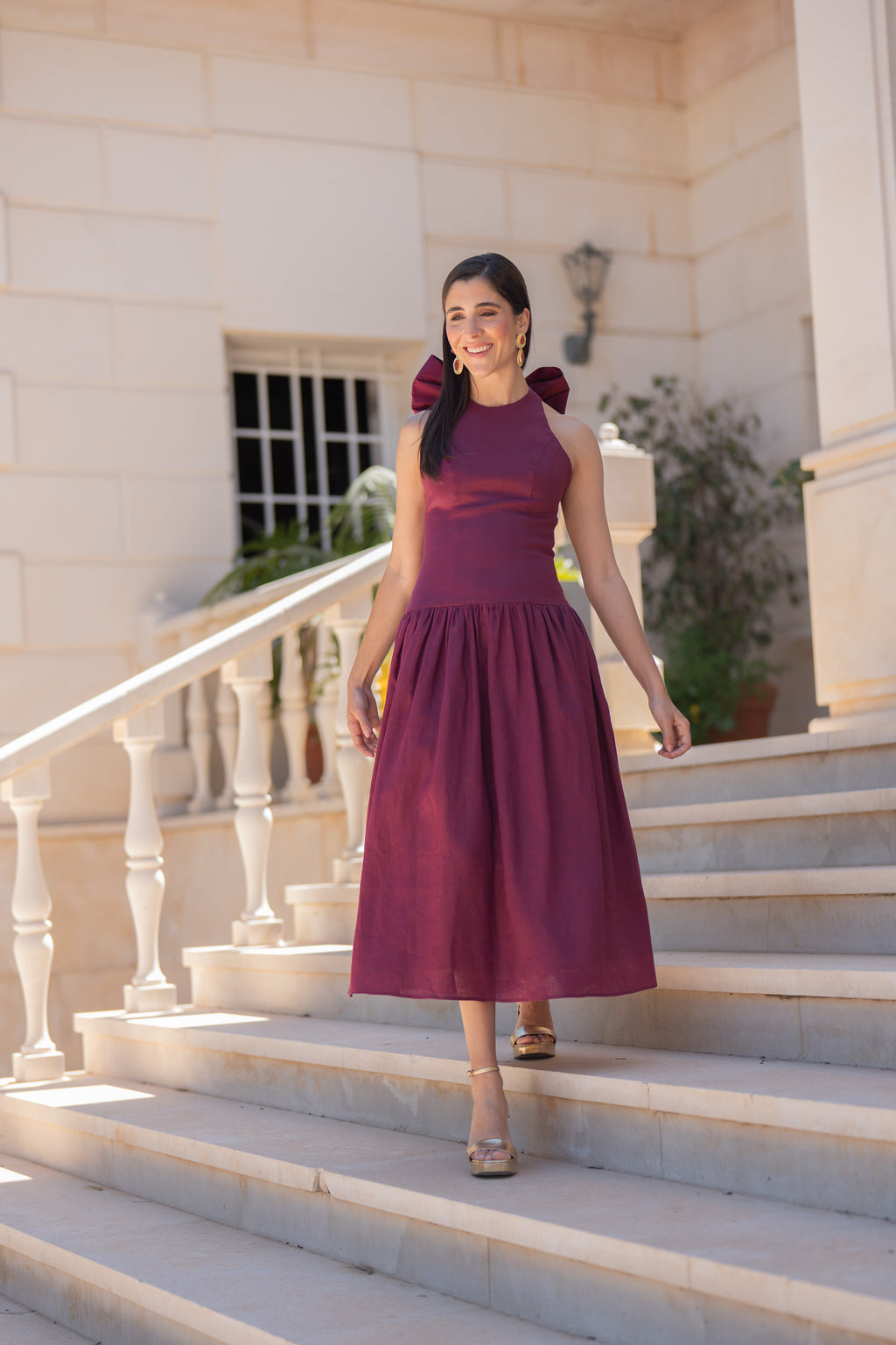 Robe Kimberly - Bordeaux