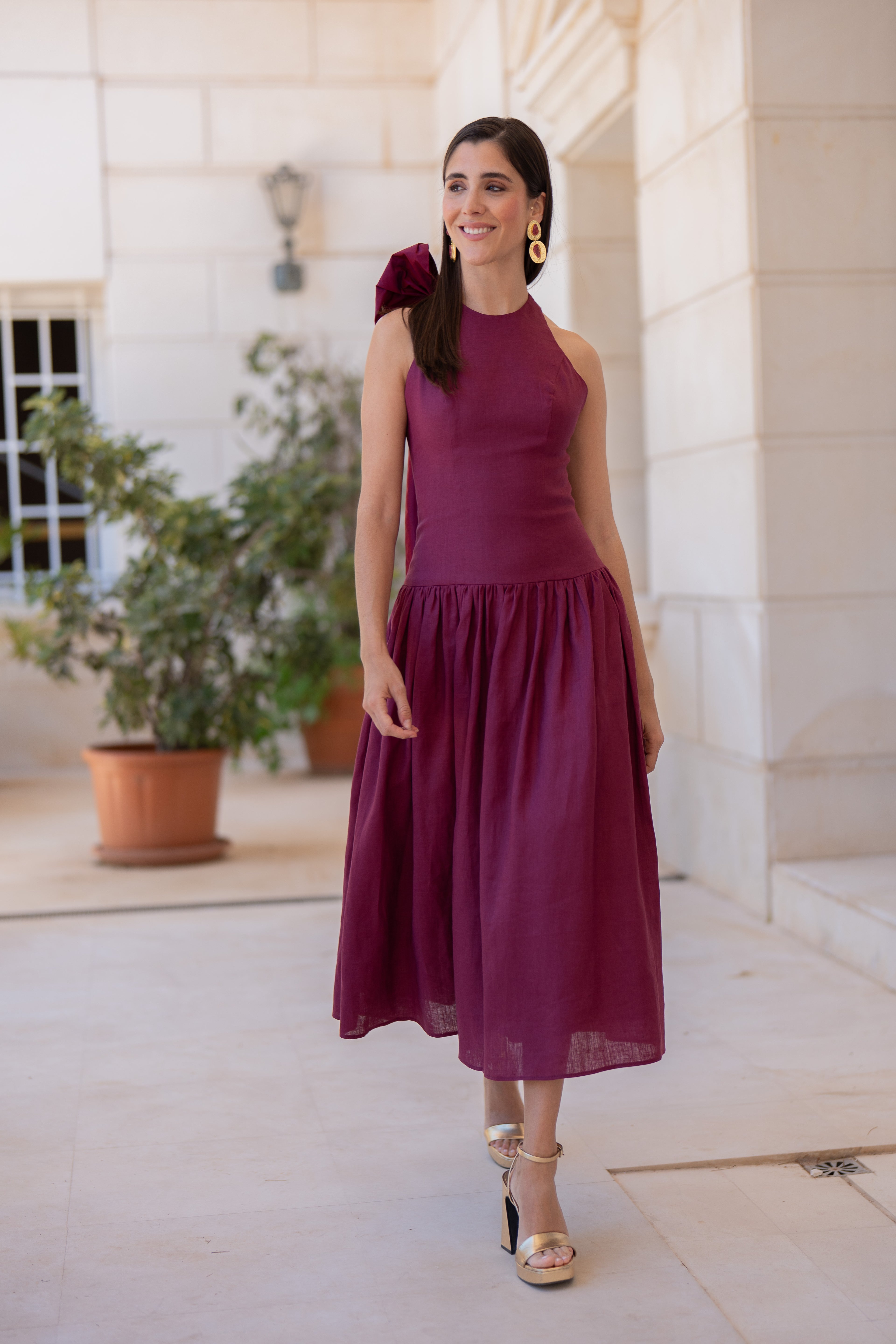 Robe Kimberly - Bordeaux