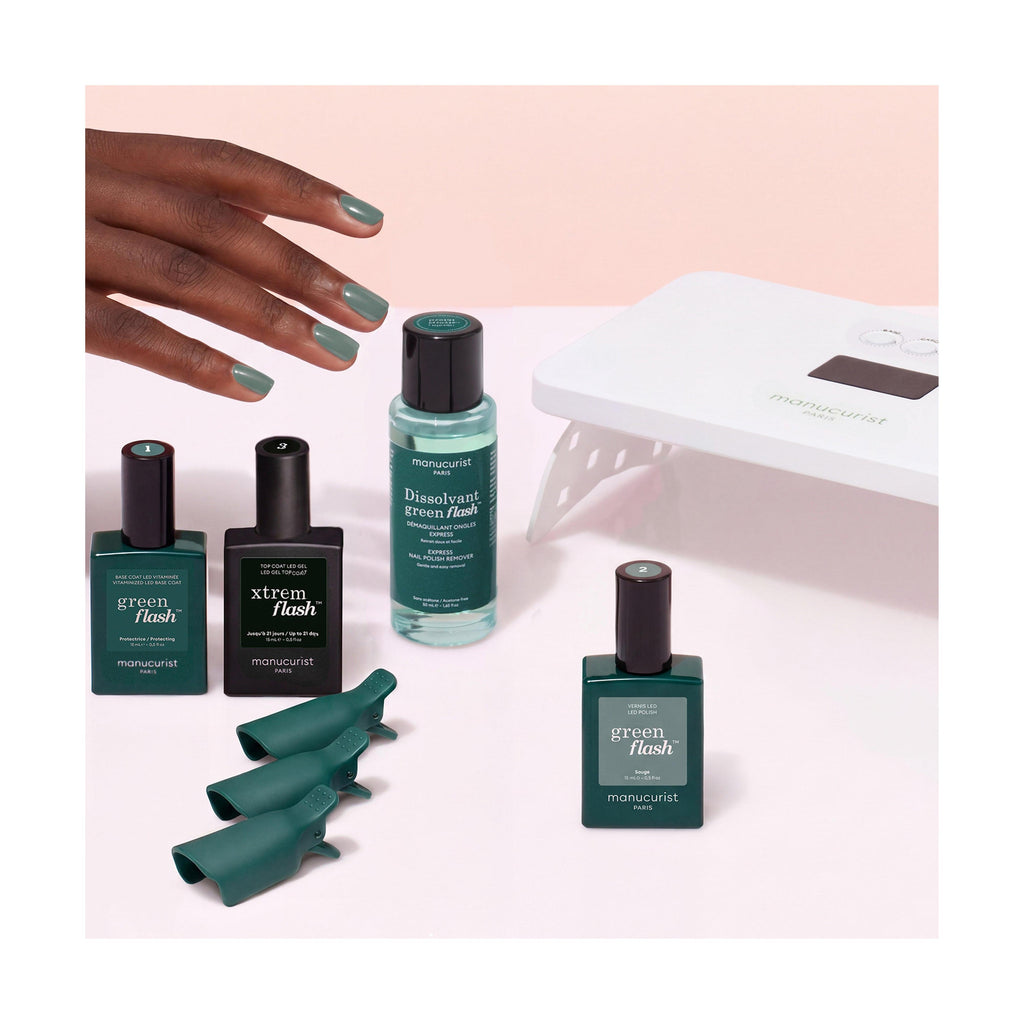 Kit Vernis Semi-Permanent Xtrem Flash™ - Sauge
