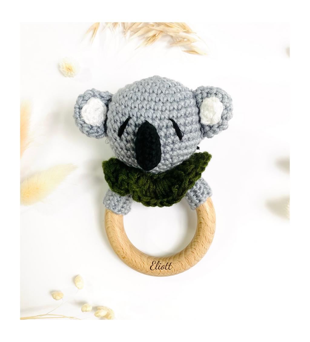 Maé The Personalized Crochet Rattle