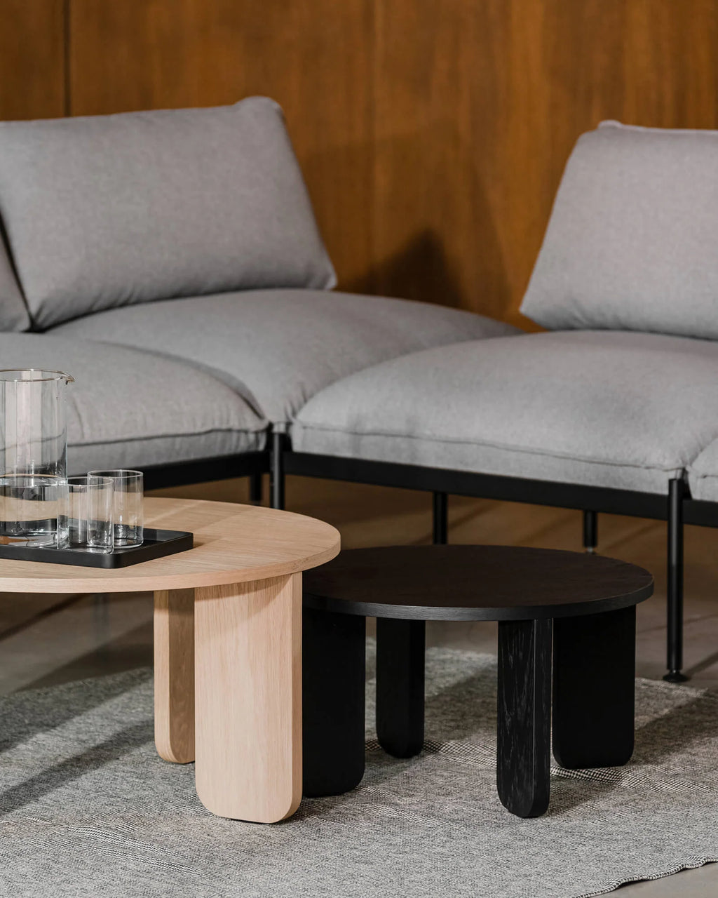 Mesa de Centro Kuvu - Pequeña - Vulcano Black