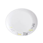Friend'S Time - Assiette À Steak Décorée - Blanc - Friend'S Time - 30Cm - Luminarc