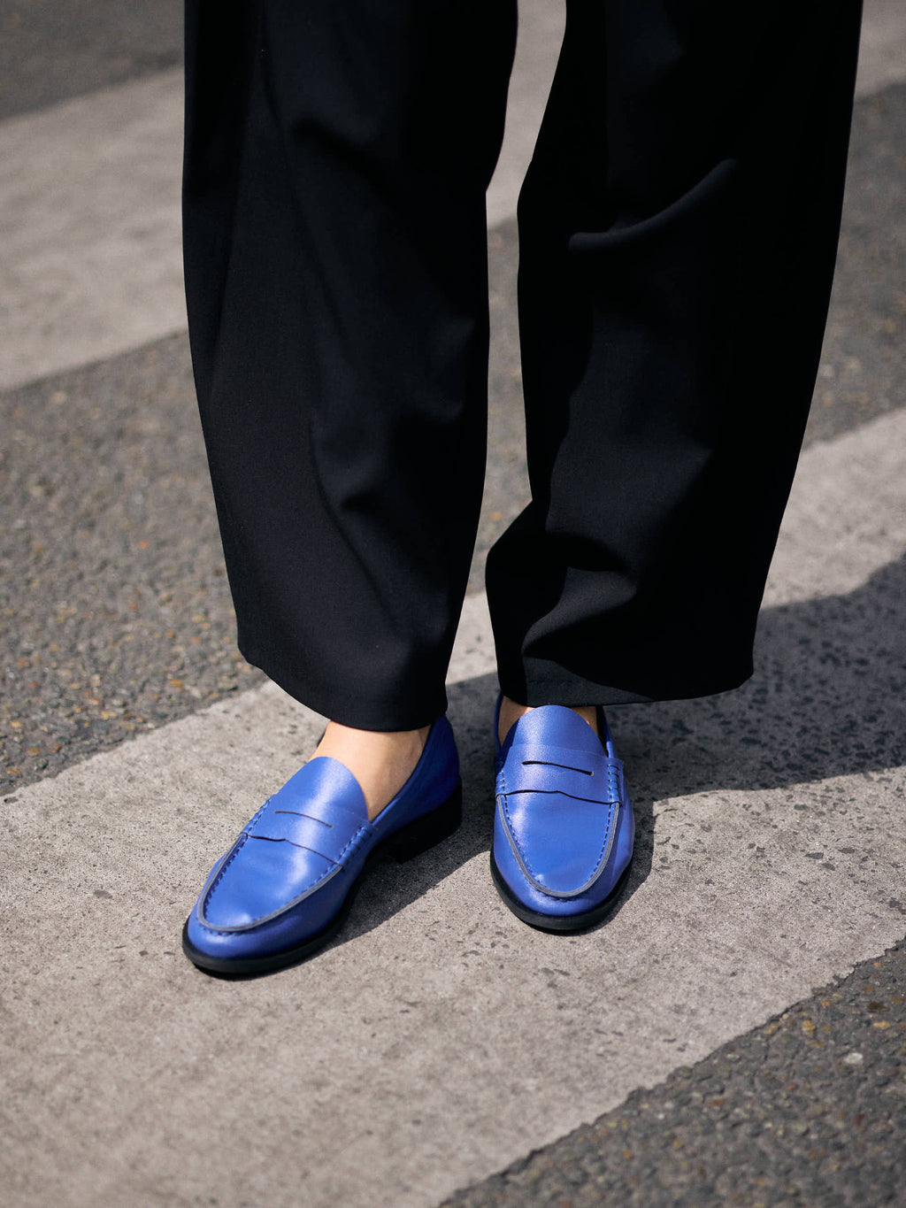 To Make It Easier Loafers - Blue