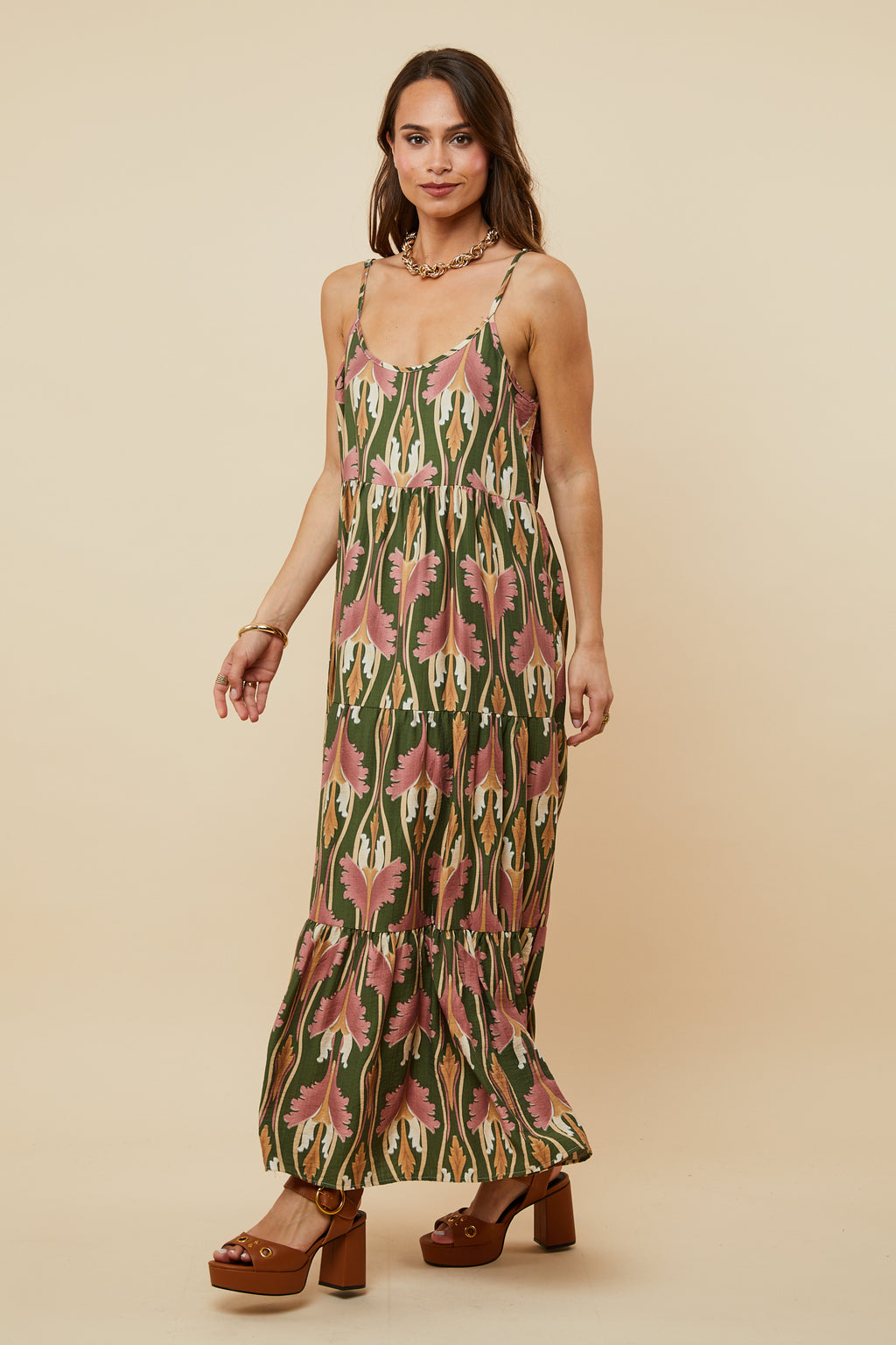 Vestido - Caqui