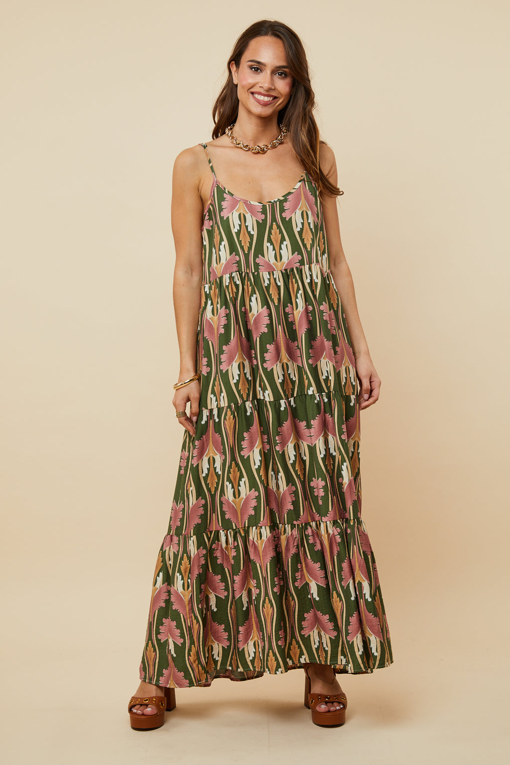 Vestido - Caqui