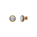 Lady Gray Mother-of-Pearl Earrings