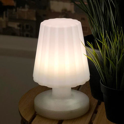 Lady Mini - Wireless Table Lamp - Polyethylene - White