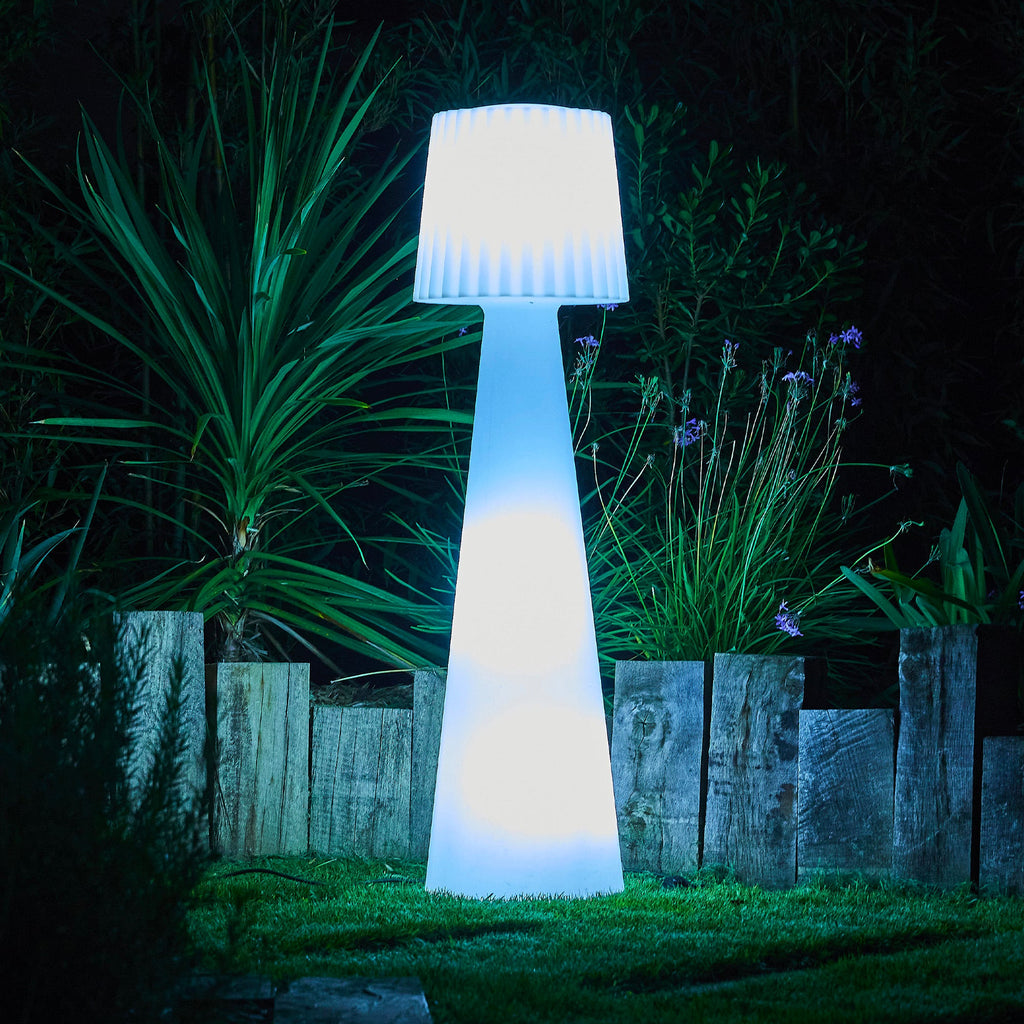 Lady - Wired Floor Lamp - Polyethylene - White