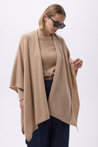 Poncho Lago - Cremebeige - Damen