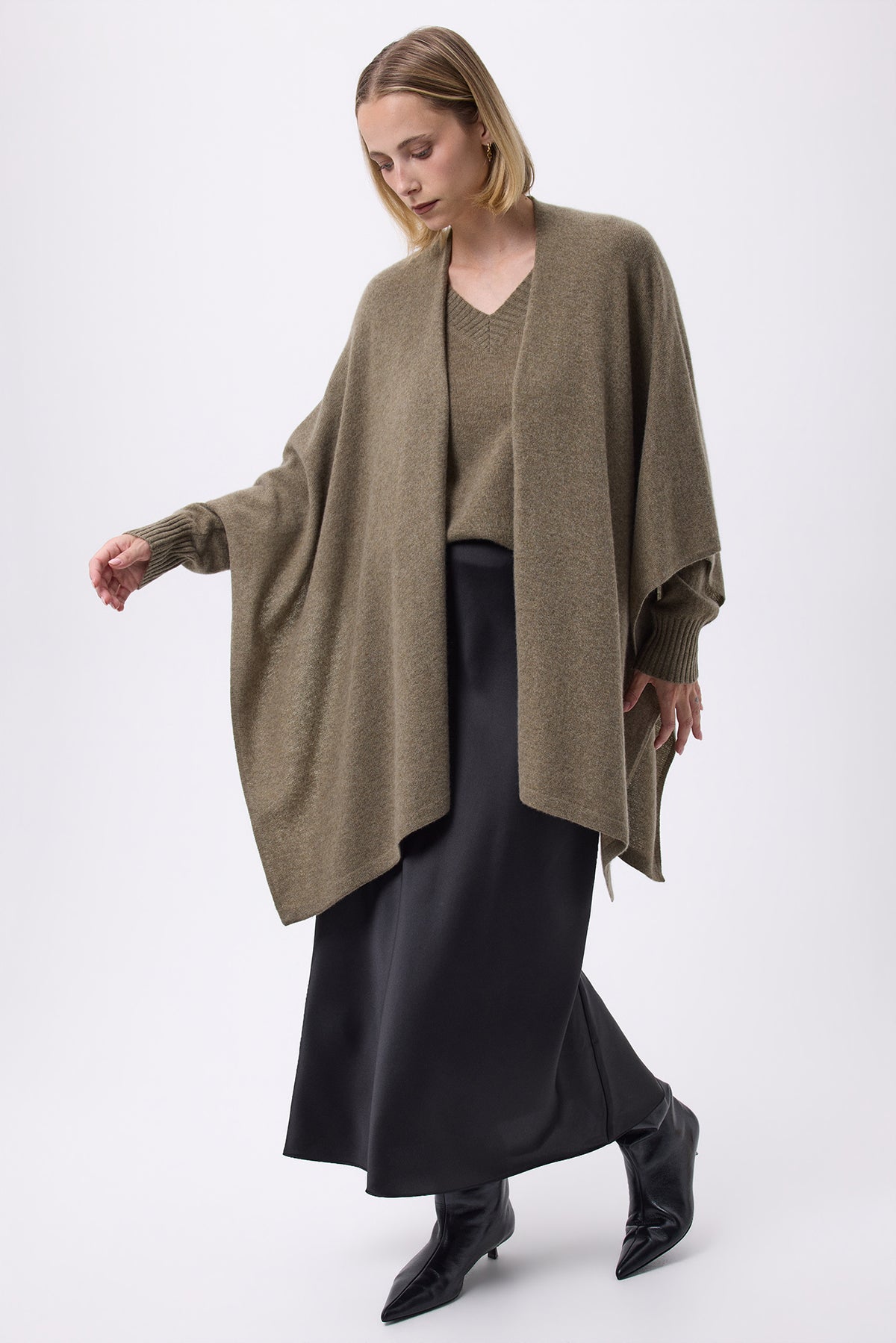Poncho F Lago - Vert Khaki - Femme