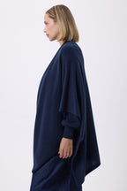 Poncho Lago - Bleu Marine - Femme