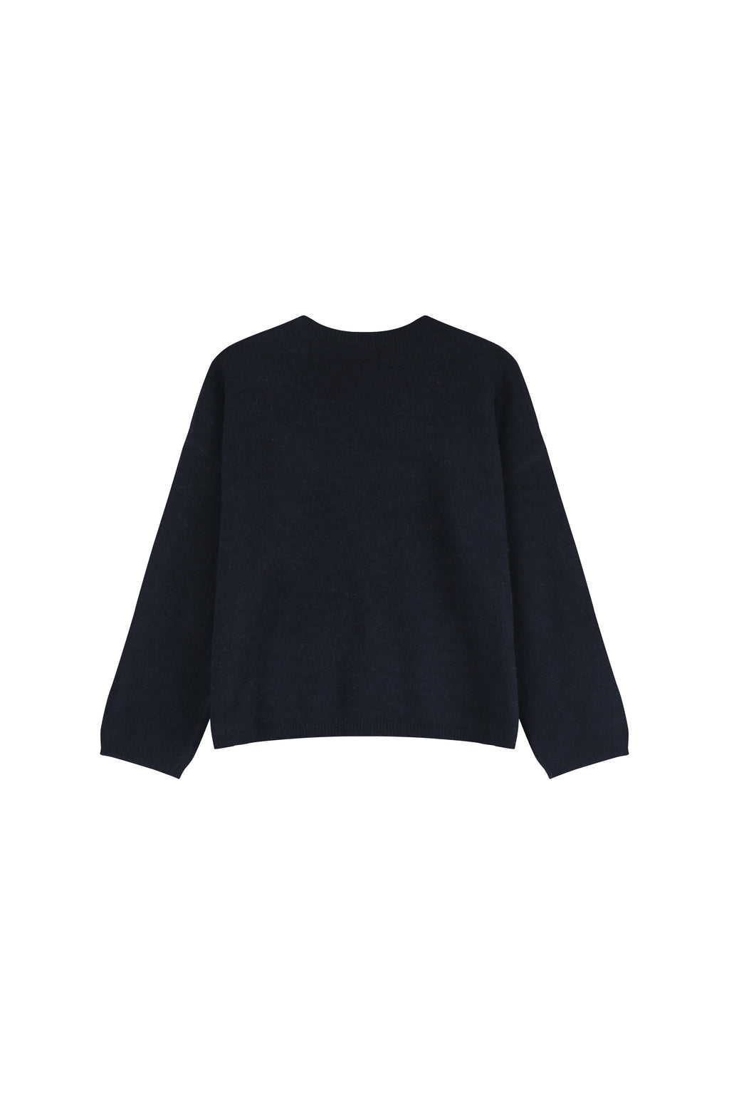 Strikbluse Lalaland - Marineblå