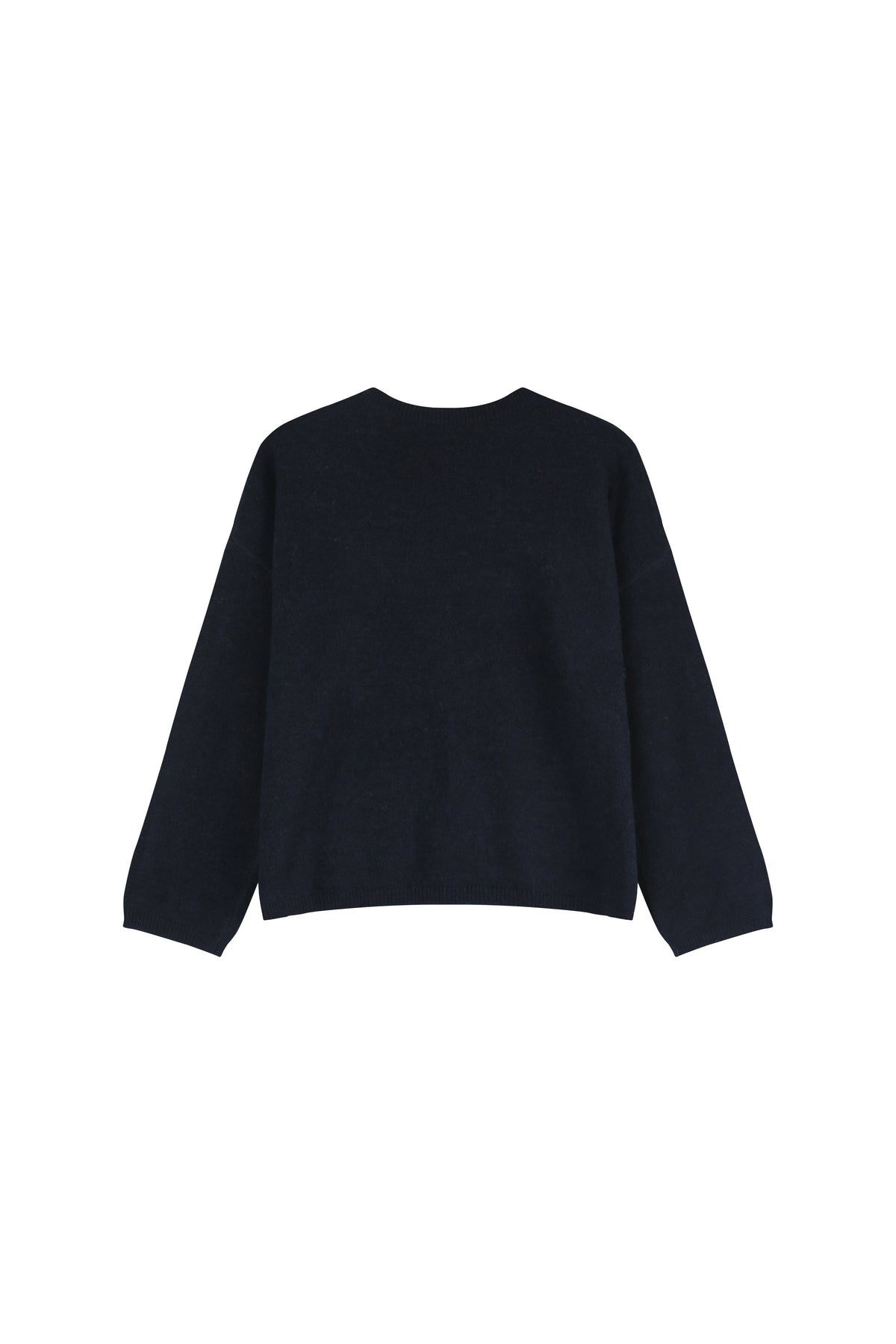Strikbluse Lalaland - Marineblå