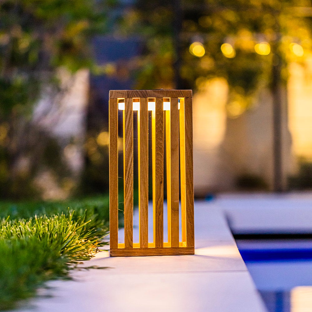 Chennai - Solar Lantern - Wood - Wood