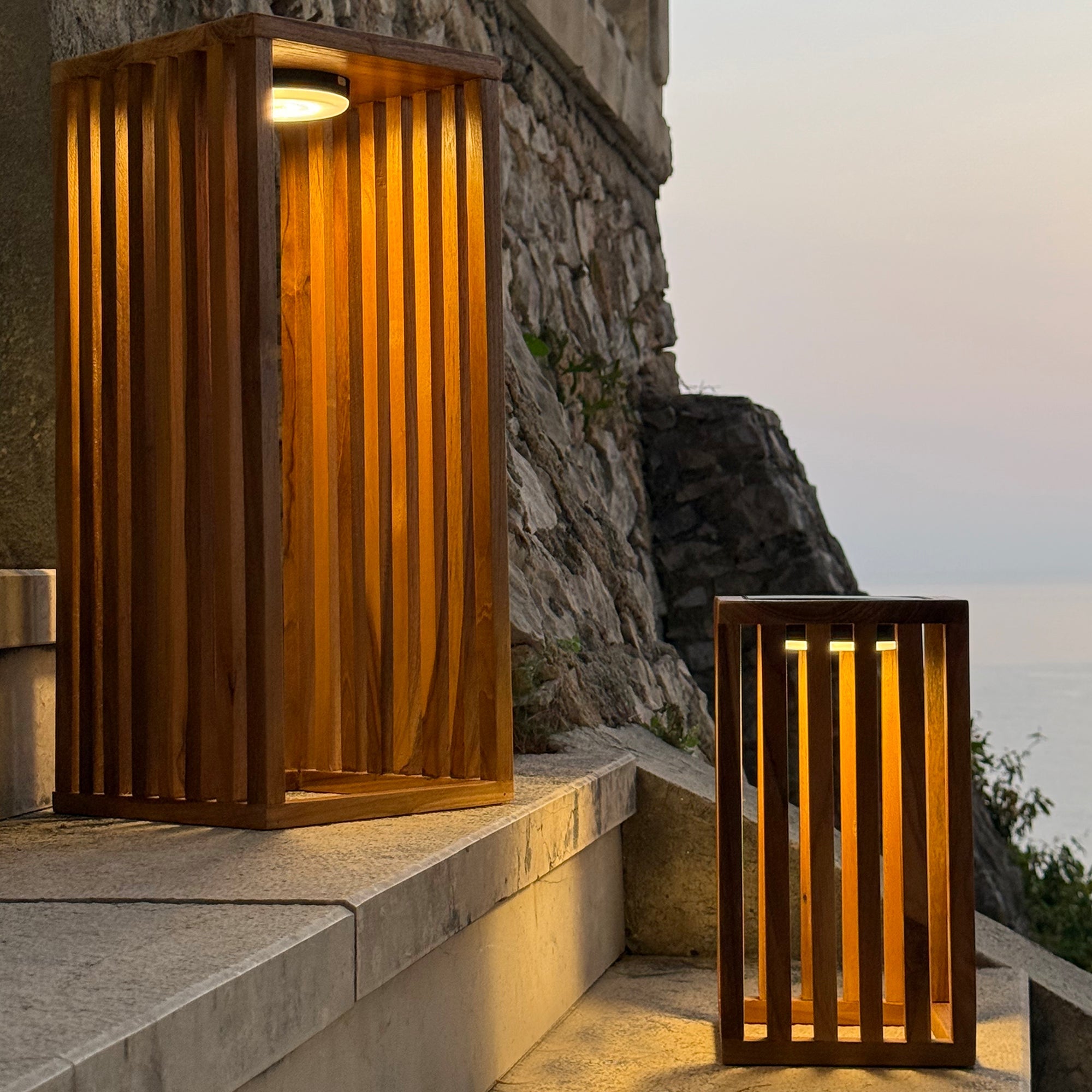 Chennai - Solar Lantern - Wood - Wood
