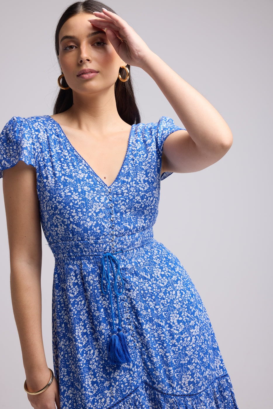 Robe Courte - Laurie - Bleu