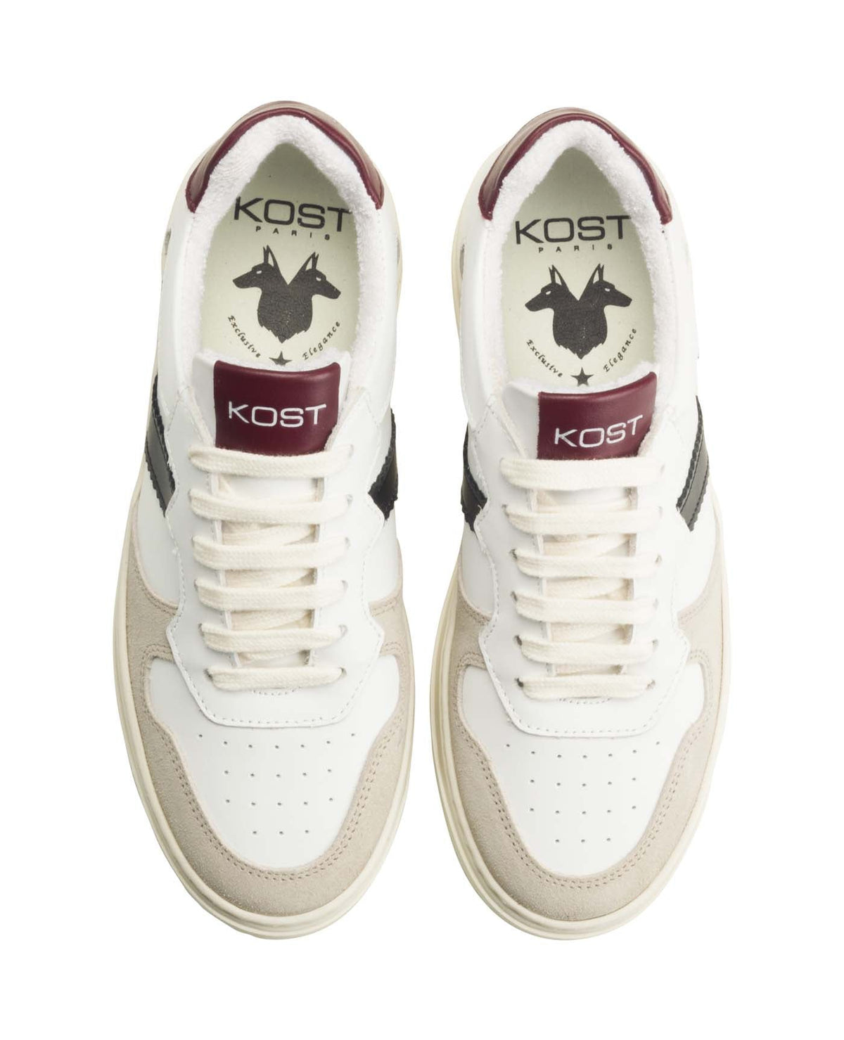 Sneakers Legend F - Bianco/Bordeaux