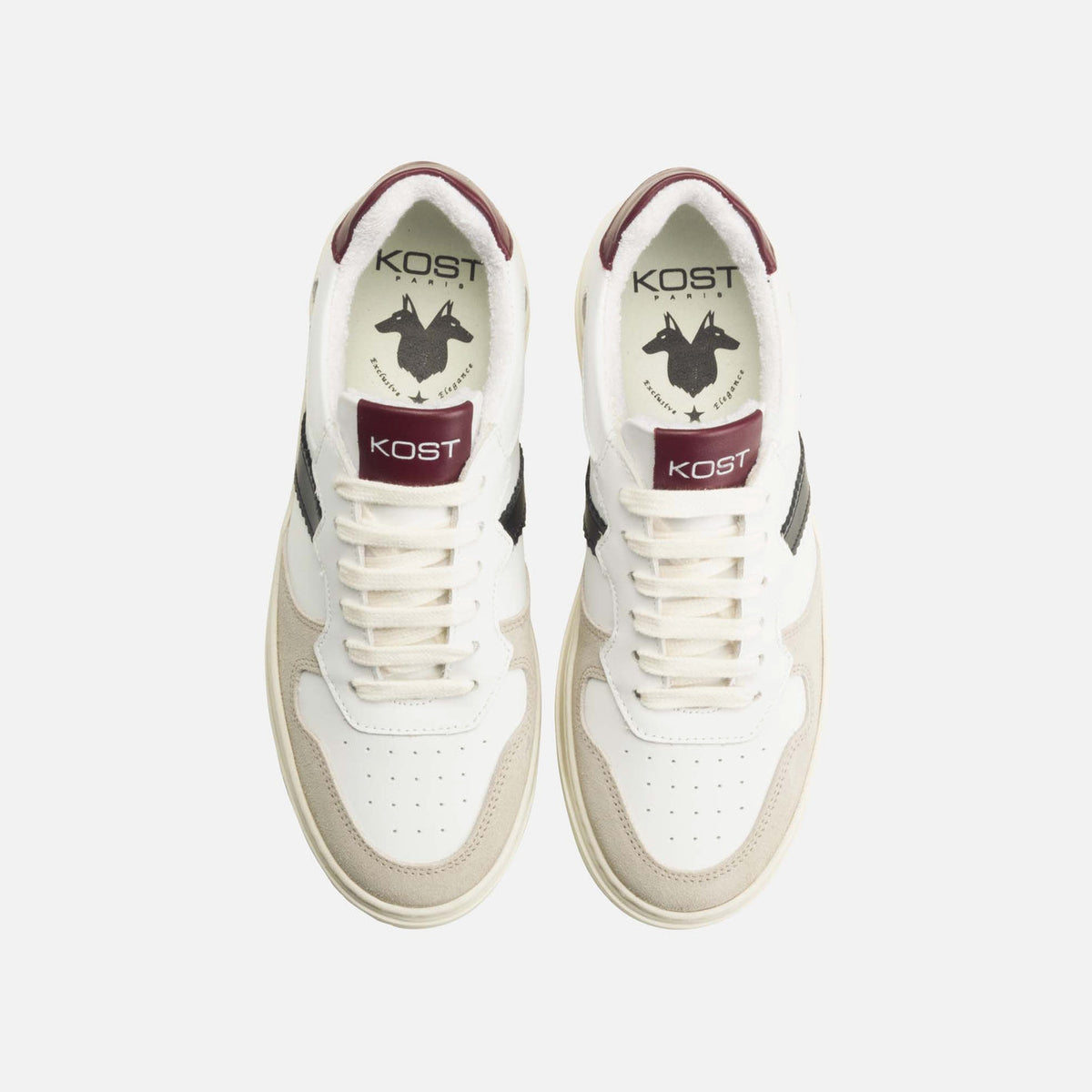 Sneakers Legend F - Bianco/Bordeaux