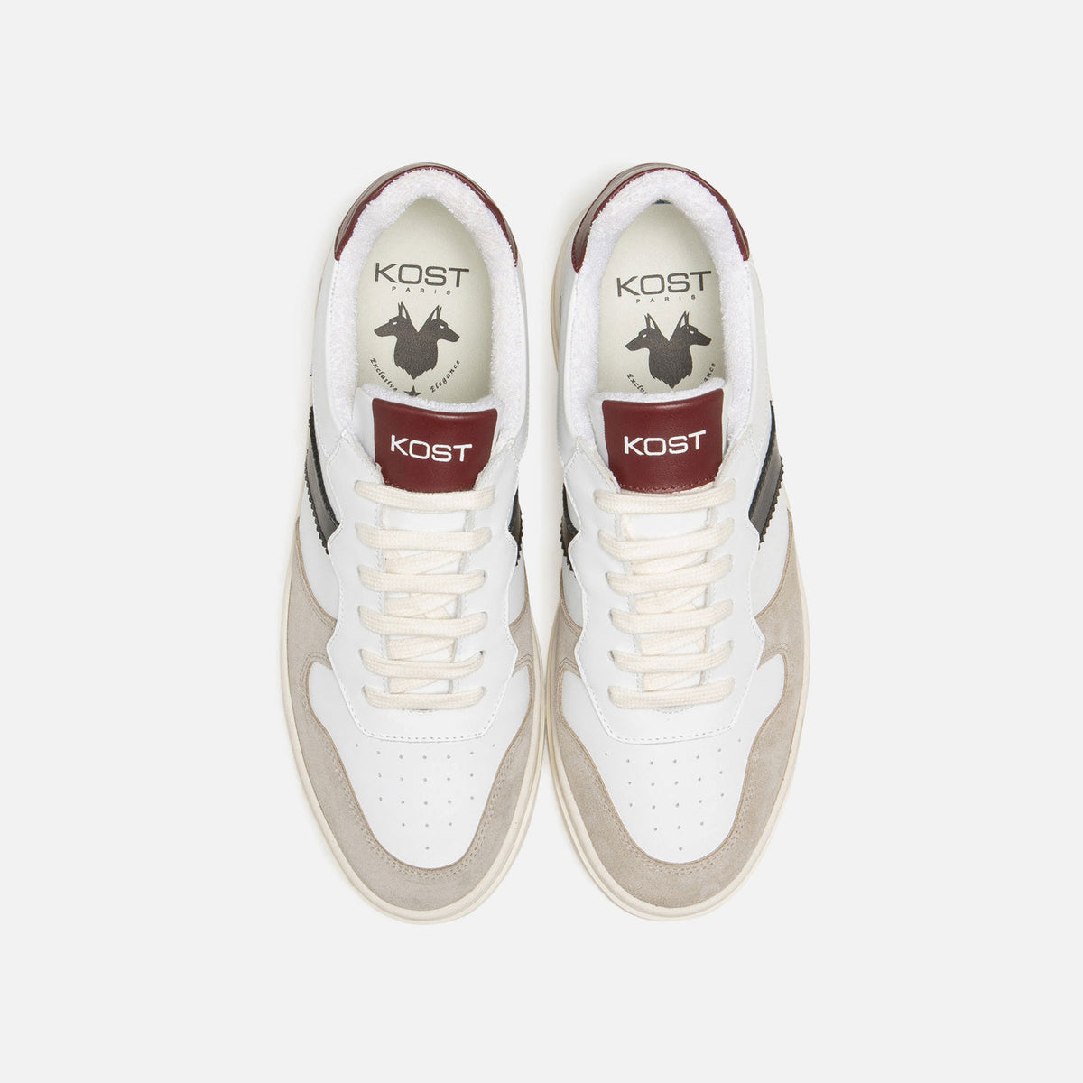 Zapatilla Legend - Blanco/Burdeos