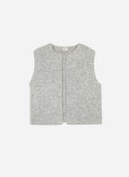 Cardigan Sans Manche Legringou Ch Gris