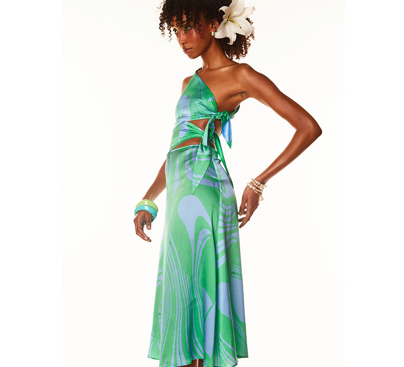 Vestido Lana Verde