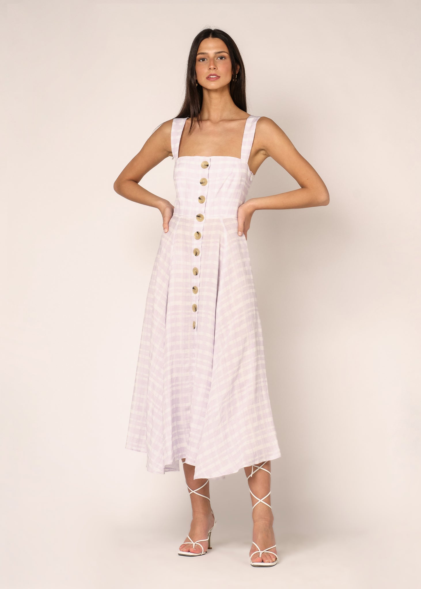 Lena Gingham Dress