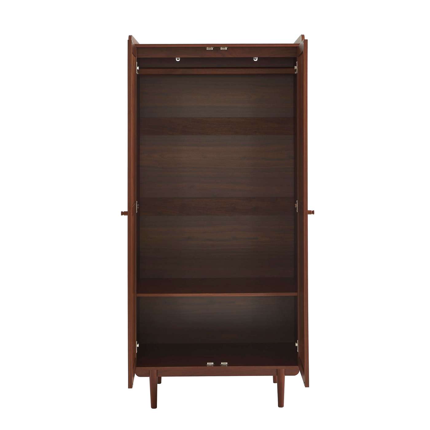 Leon - Wardrobe - Walnut And Cannage
