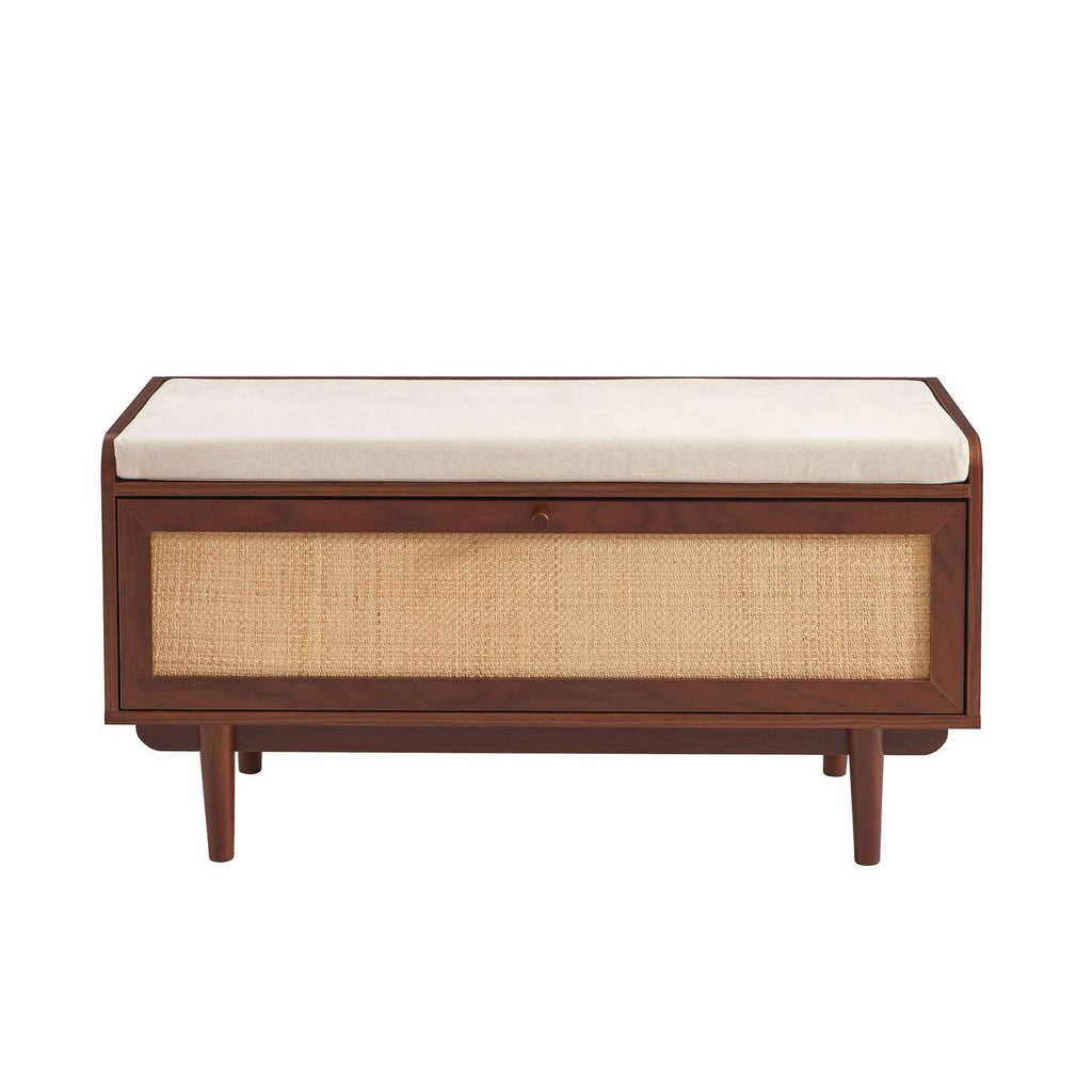 Leon - Hallway Furniture - Walnut and Cane