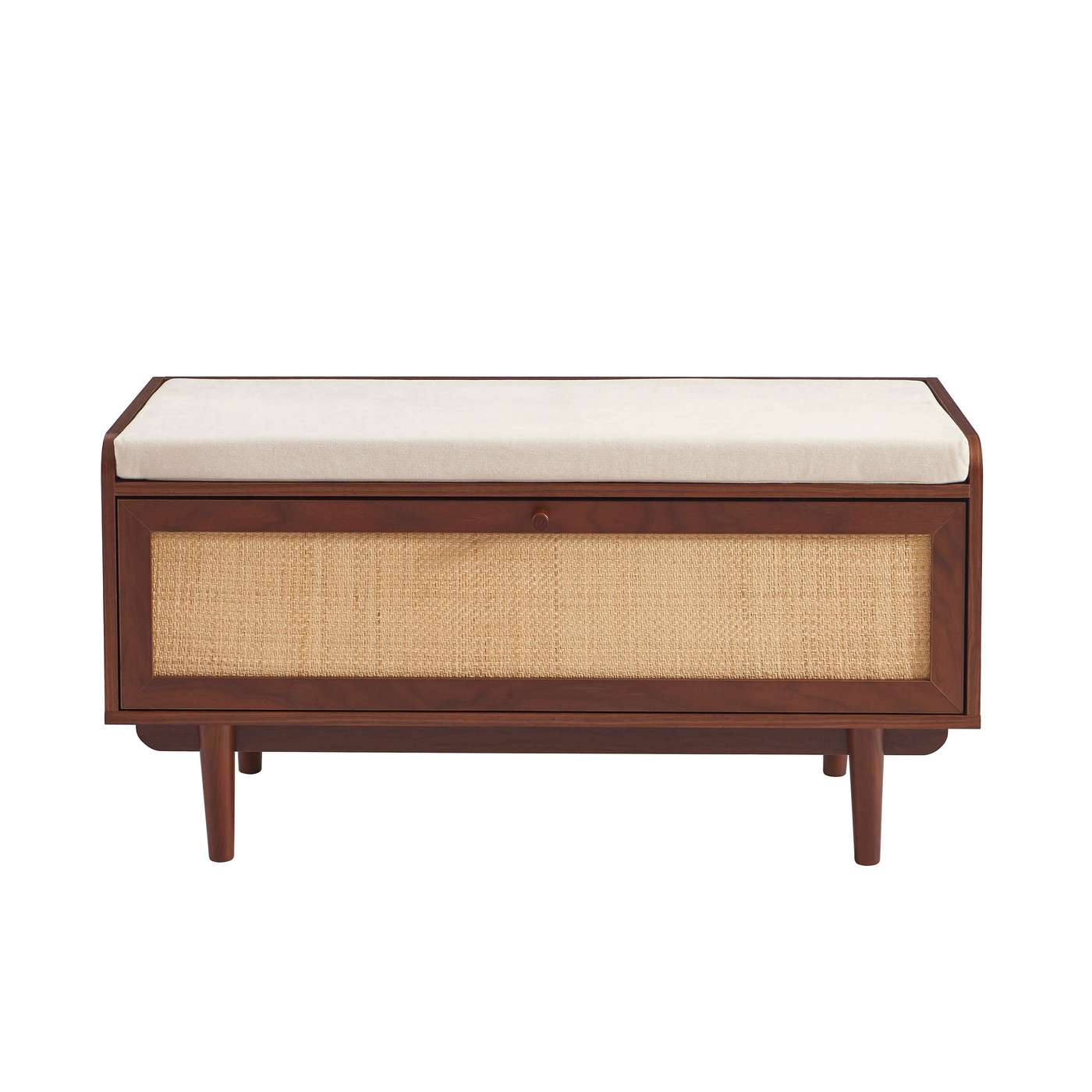 Leon - Hallway Furniture - Walnut and Cane