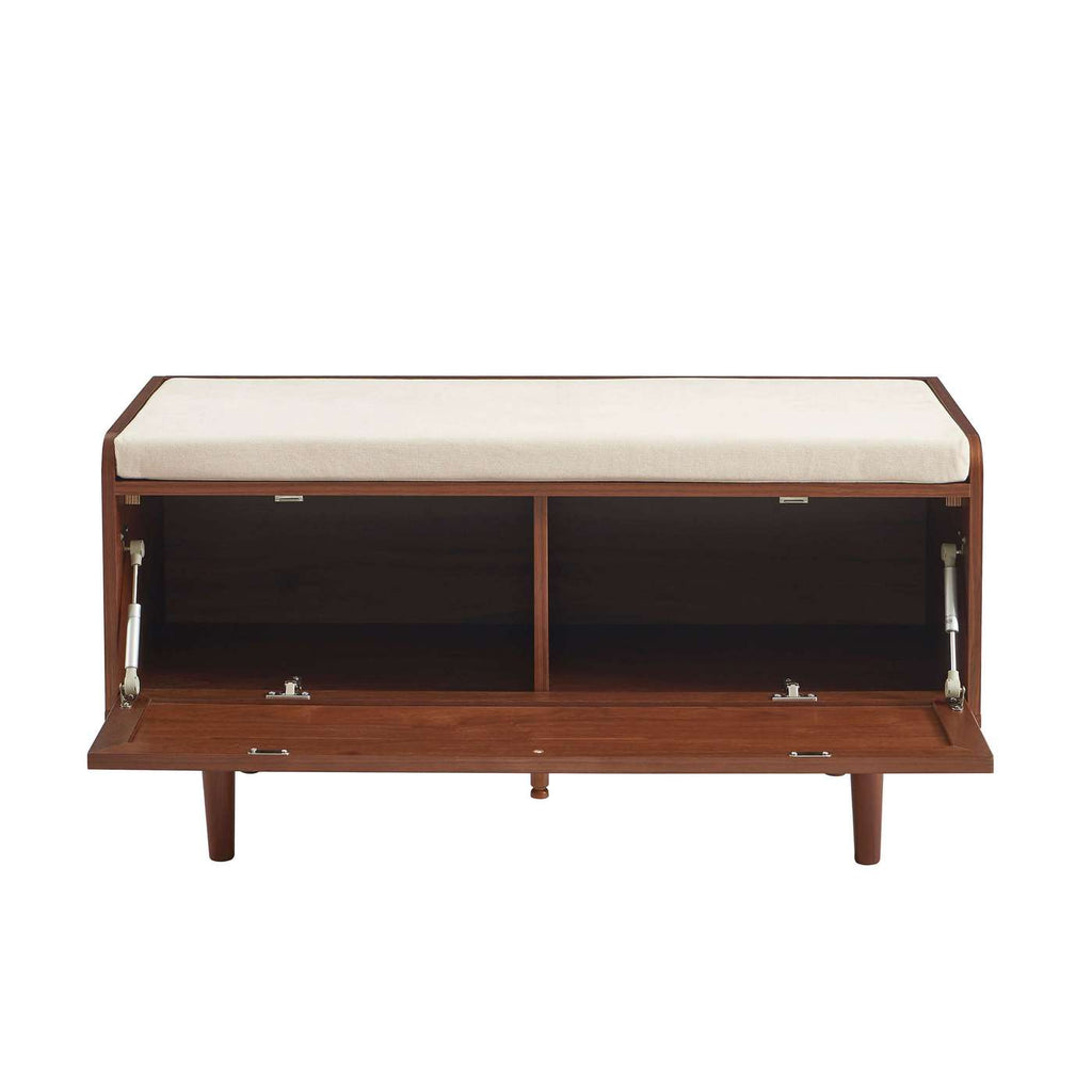 Leon - Hallway Furniture - Walnut and Cane