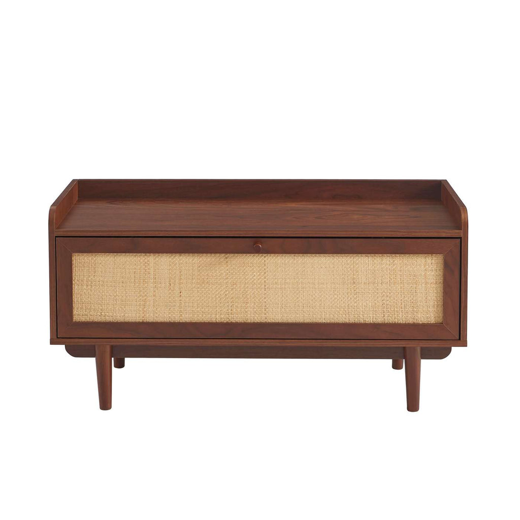Leon - Hallway Furniture - Walnut and Cane