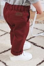 Chino Enfant Bordeaux